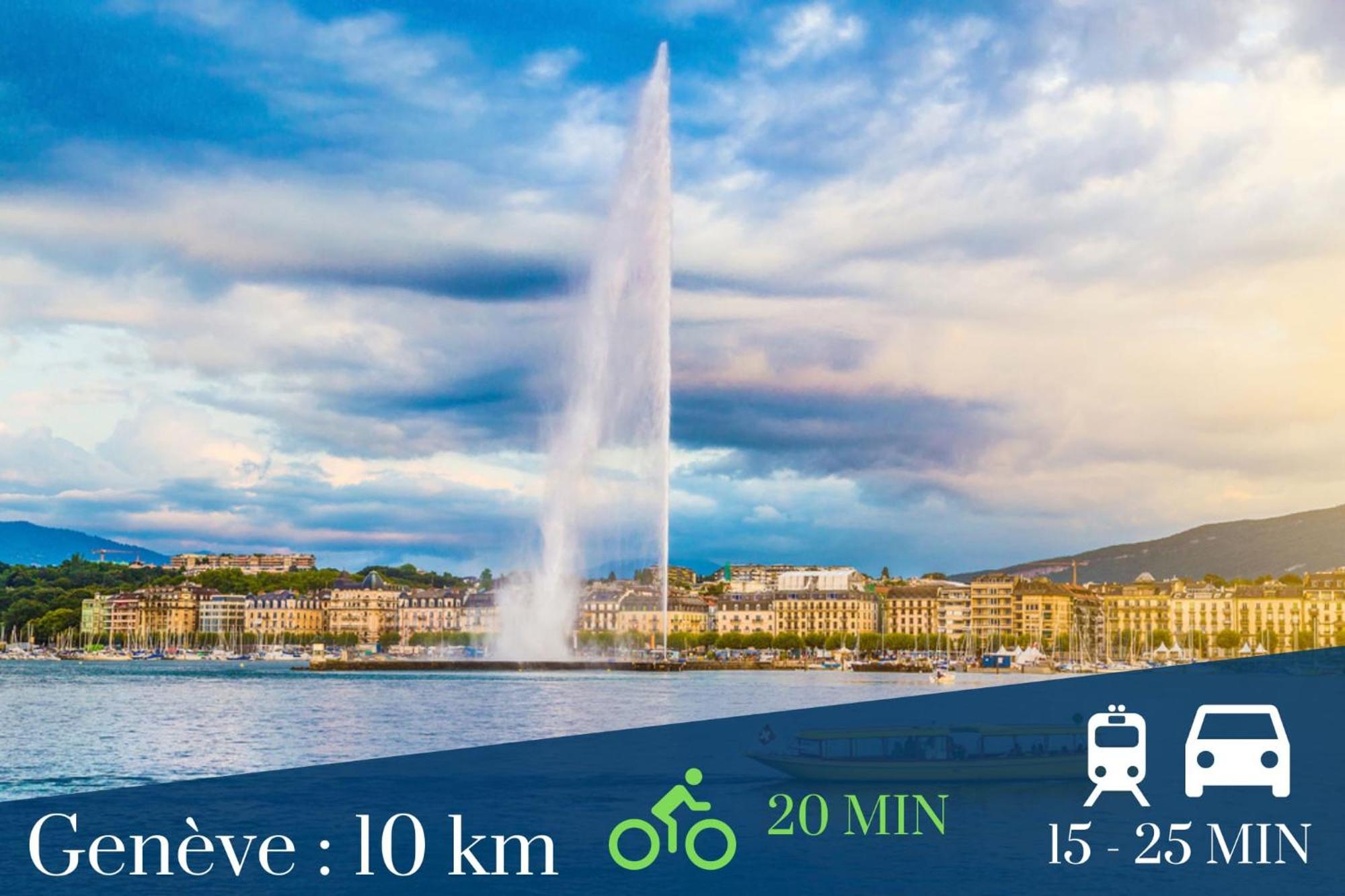 Homey Wild - Proche Gare Et Tram - Proche Centre - Balcon Prive - Parking Prive - Wifi Gratuit Annemasse Dış mekan fotoğraf