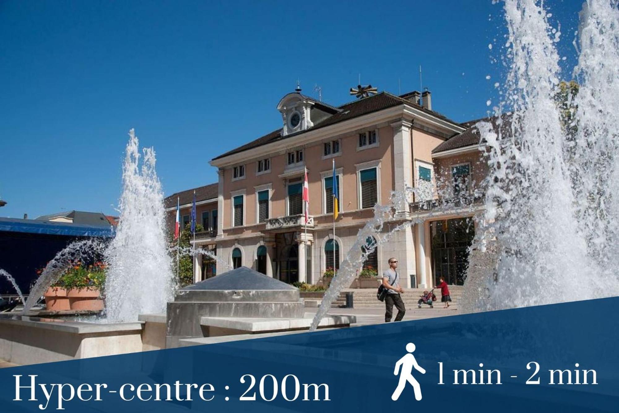 Homey Wild - Proche Gare Et Tram - Proche Centre - Balcon Prive - Parking Prive - Wifi Gratuit Annemasse Dış mekan fotoğraf