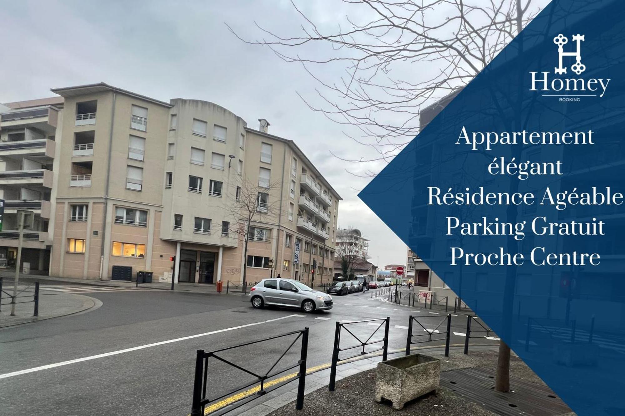 Homey Wild - Proche Gare Et Tram - Proche Centre - Balcon Prive - Parking Prive - Wifi Gratuit Annemasse Dış mekan fotoğraf